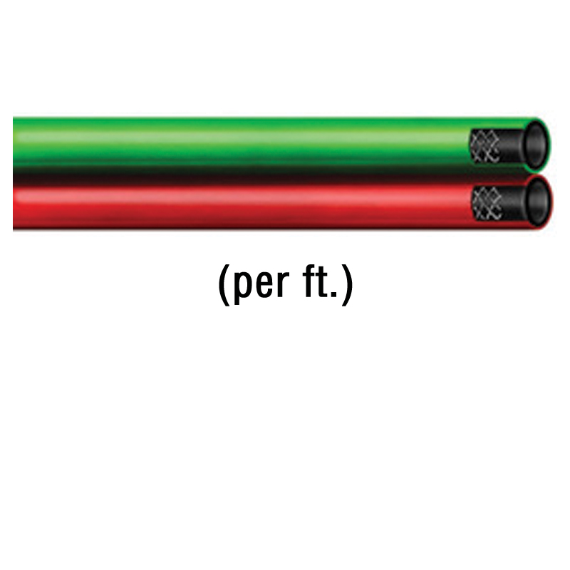 [RAD64003363] 1/4" Oxy/Acet.Twin Gas Welding Hose (per ft)