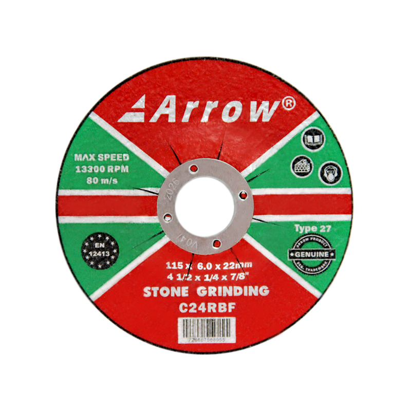 [A115607STA2] Arrow® 4 1/2" Stone Grinding Disc 1/4" x 7/8"