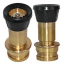 Brass Nozzle 2 1/2" Inlet BS336