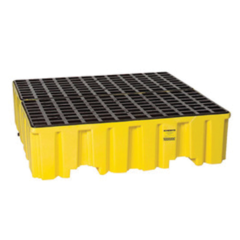 [E421640] Eagle 4-Drum Spill Pallet - 132 Gal Capacity