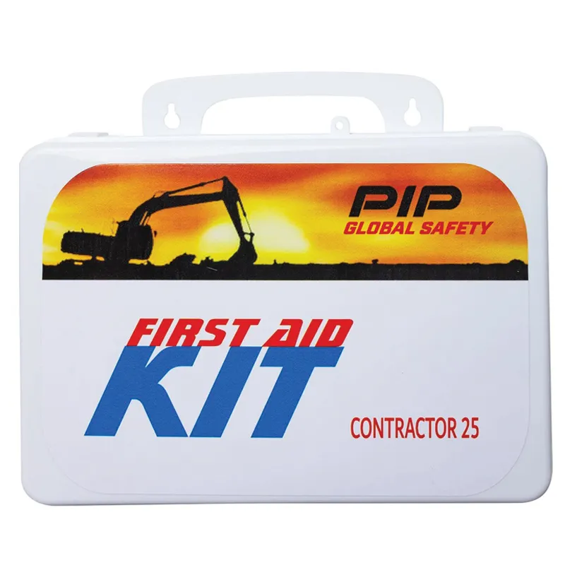 [FAID-KIT-25-P] First Aid Kit, 25-person, poly white case