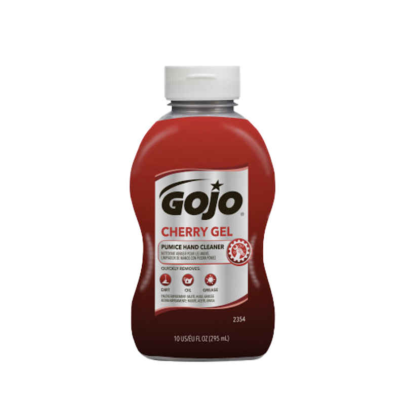 [GOJ 2354-08] Gojo Cherry Gel Hand Cleaner with Pumice - 10 oz.