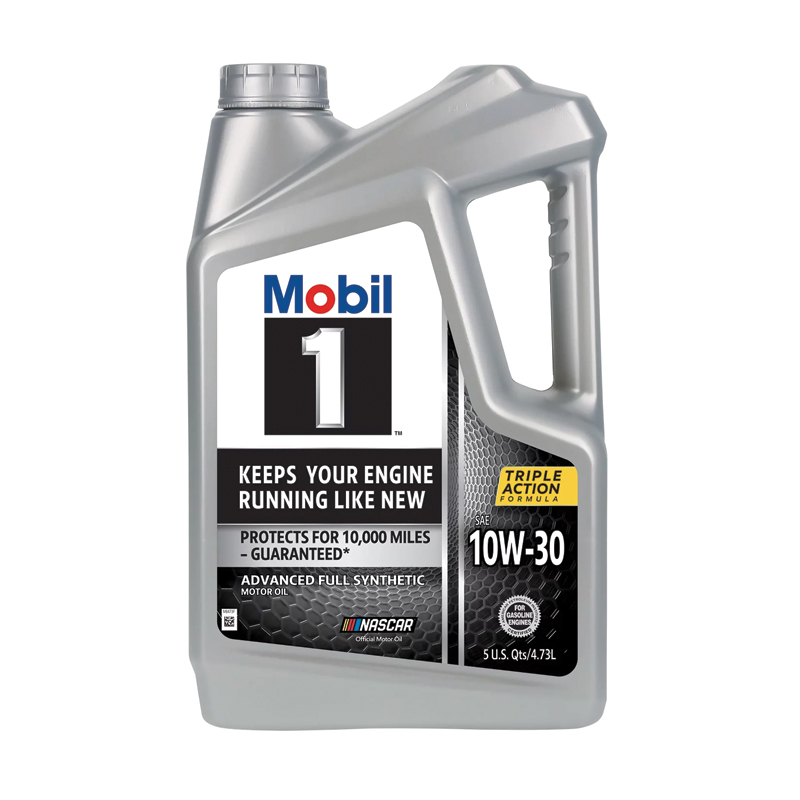 [120762] Mobil-1 10W/30 Synthetic Gasoline Engine Oil - 5 Quart