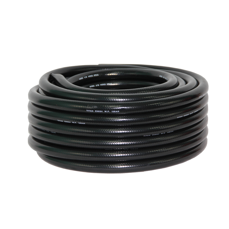 [FH1] Replacement Fire Hose - 1" x 100ft Black EN694
