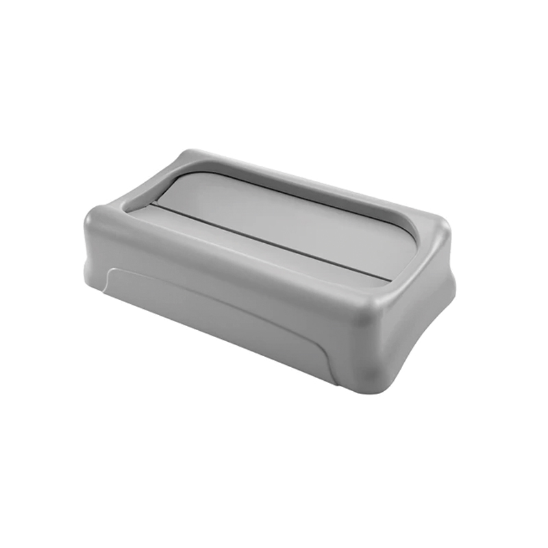 [RCP267360GY] Rubbermaid Slim Jim Swing Top - Gray