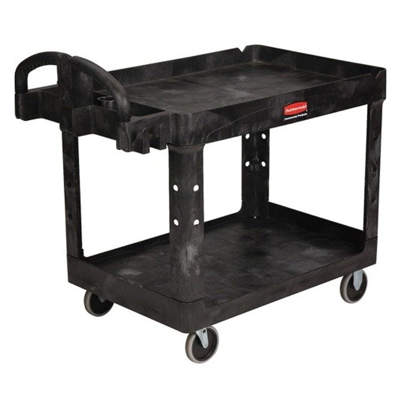[RCP452088BK] Rubbermaid Utility Cart 25" x 45" - Black