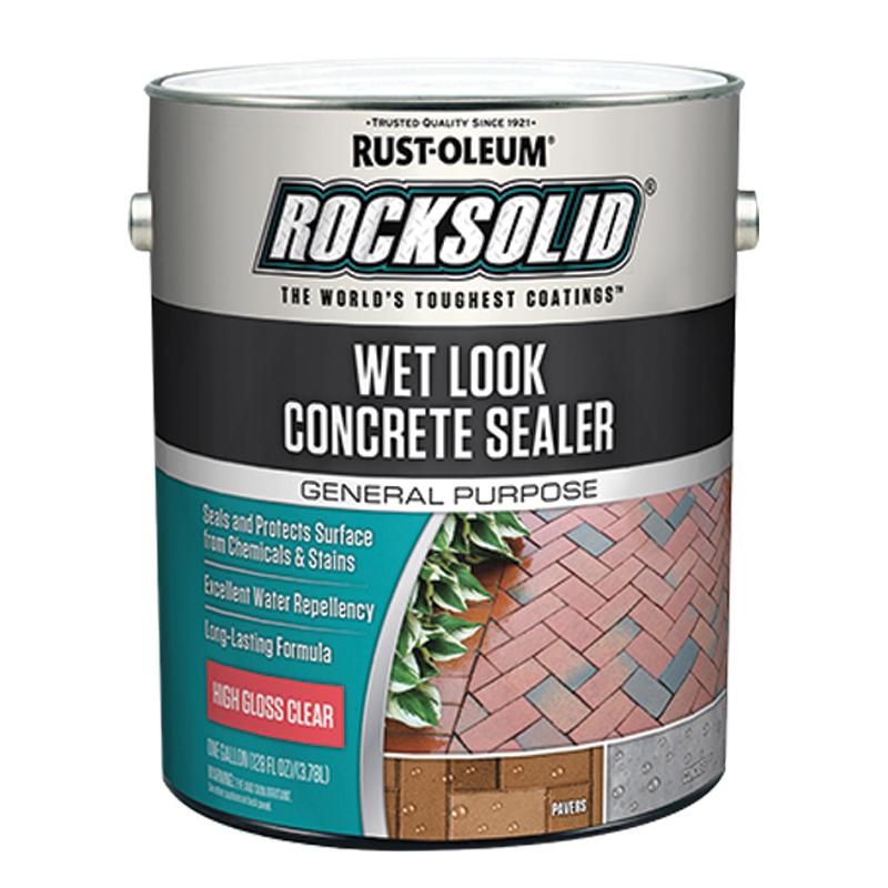 [317927] Rust-Oleum Rocksolid Wet-Look Concrete Sealer - 1 gallon