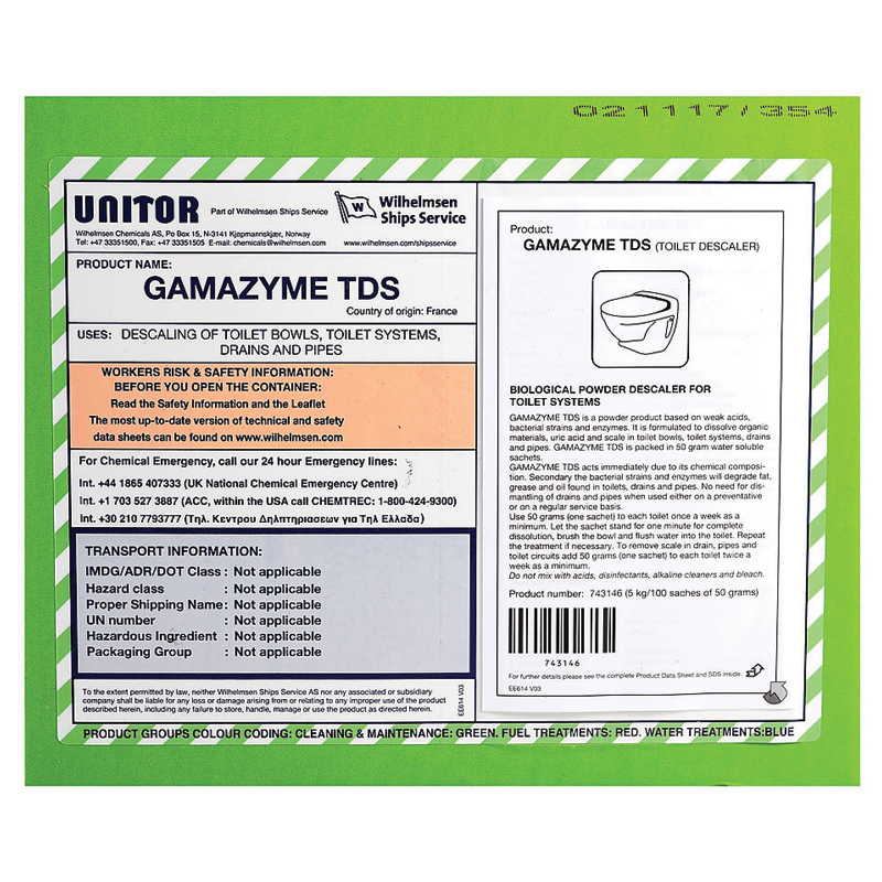 [743146] Unitor Gamazyme TDS - 5Kg Carton