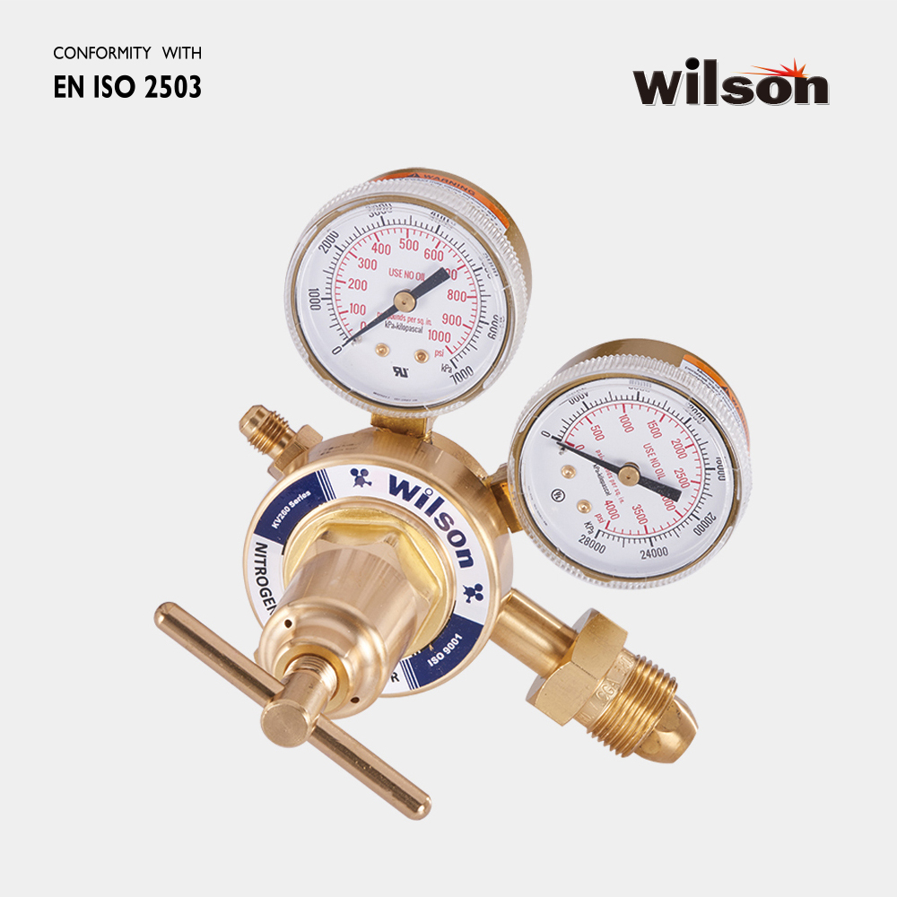 [KV-260-30N-N2] Wilson High Pressure Nitrogen Regulator 0-450psi  (Victor Type)