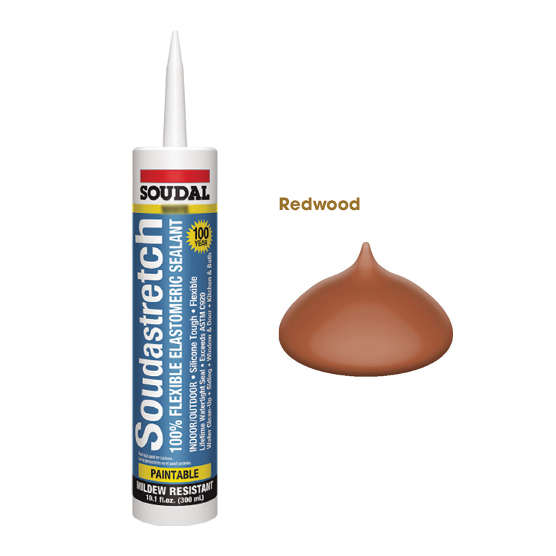 [146904] Soudastretch Acrylic Caulking - Redwood 10.1oz