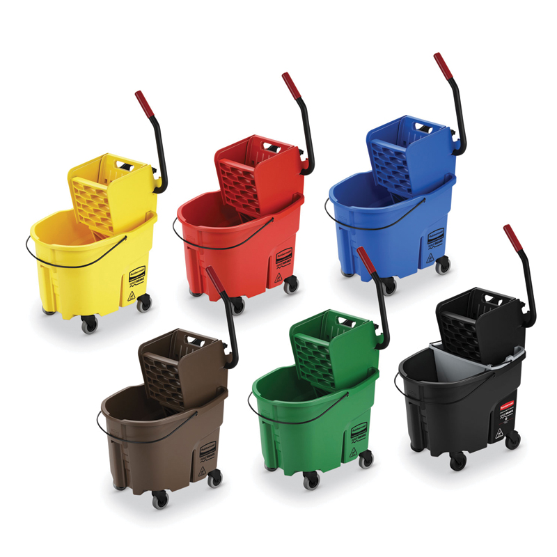 Rubbermaid WaveBrake Bucket Side Press Combo- 35 QT