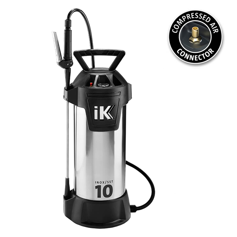 [83374] IK INOX/SST Stainless Steel 10 Sprayer - 3 Gallon