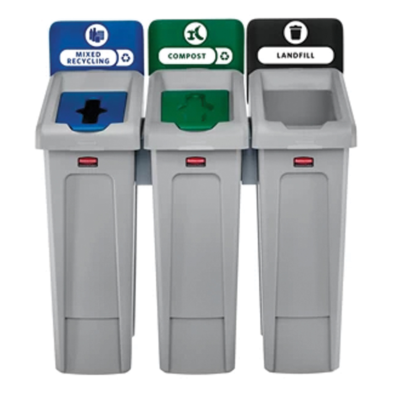 [RCP2007918] Rubbermaid Slim Jim Recycling Station