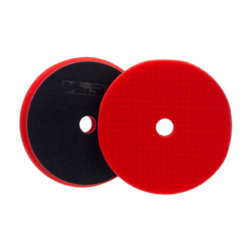 [2003135R] MaxShine Cross Cut Foam Pad - Red Finishing 5"