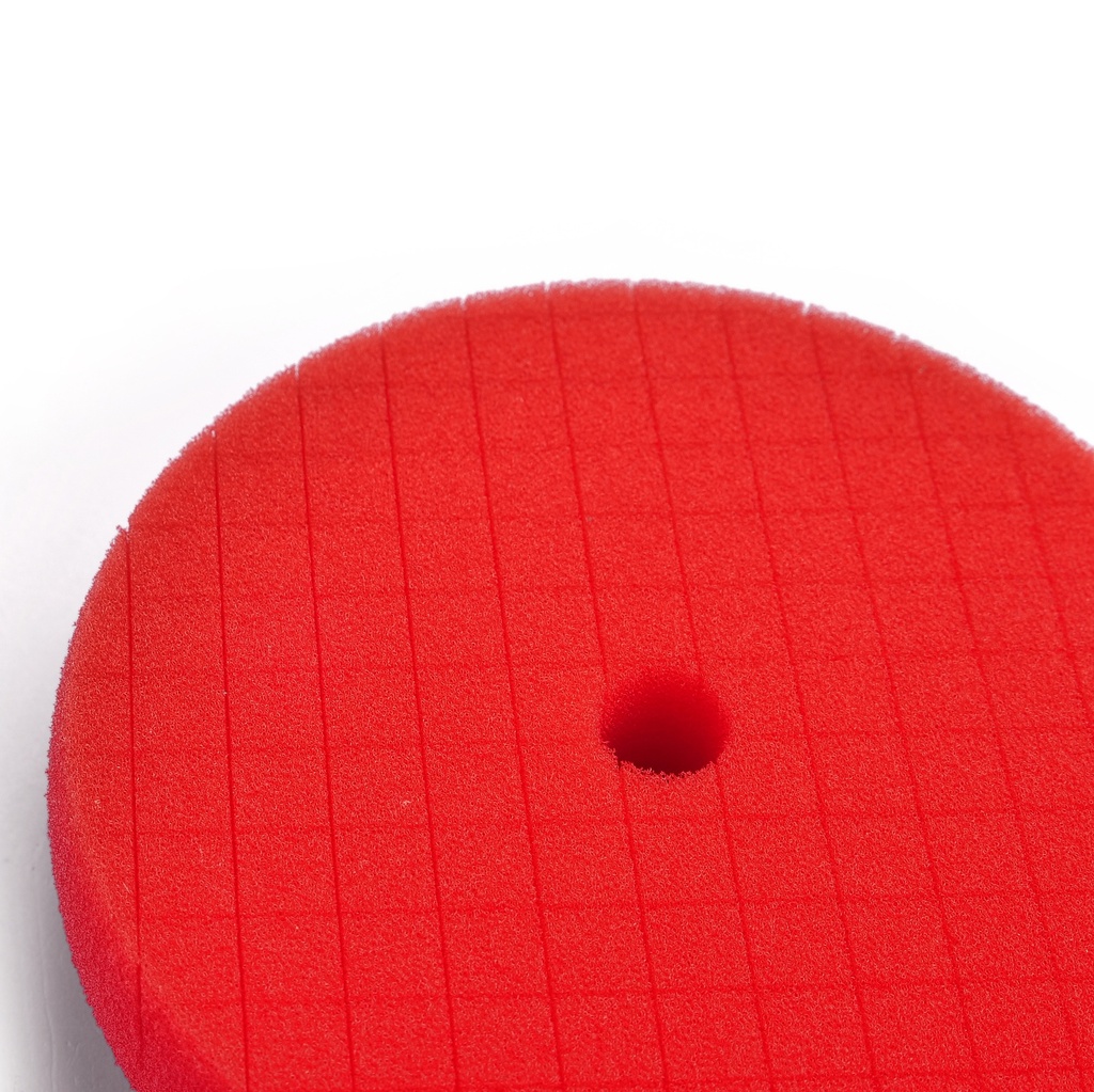 [2003160R] MaxShine Cross Cut Foam Pad - Red Finishing 6"