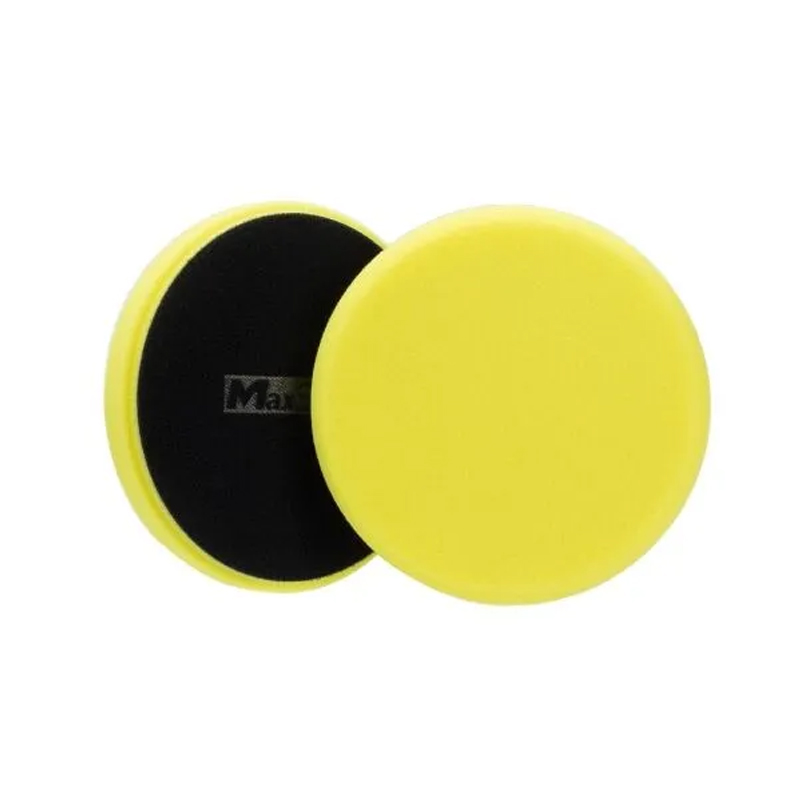 [2032140YW] MaxShine Yellow Flat Foam Polishing Pad 5"