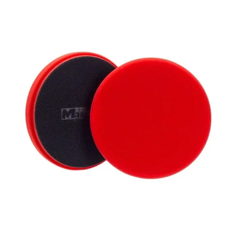 [2033140RW] MaxShine Red Flat Foam Finishing Pad 5"