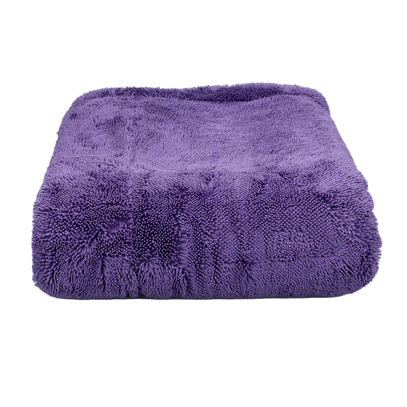 [1195060P] MaxShine Mini Purple Duo Twisted Drying Towel - 20" x 24" (1200GSM)