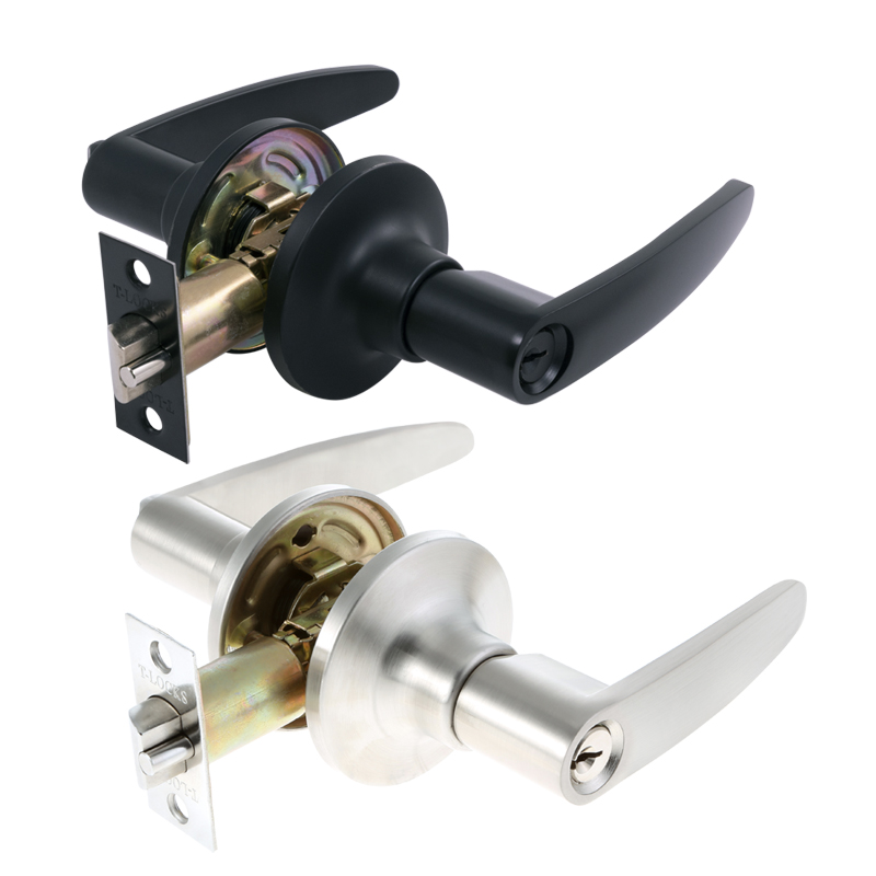T-Locks Tubular Exterior Lever Set