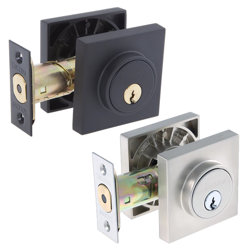 Toledo Double Cylinder Deadbolt Square