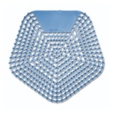 Boardwalk® Anti-Splash Urinal Screen - Clean Cotton, 10/Box