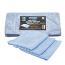 Interchem Lint-Free Waffle Weave Microfiber Towels 16" x 16" - 10 Pack